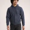 Polaires à capuche et fermeture éclair intégrale Emblem pour homme