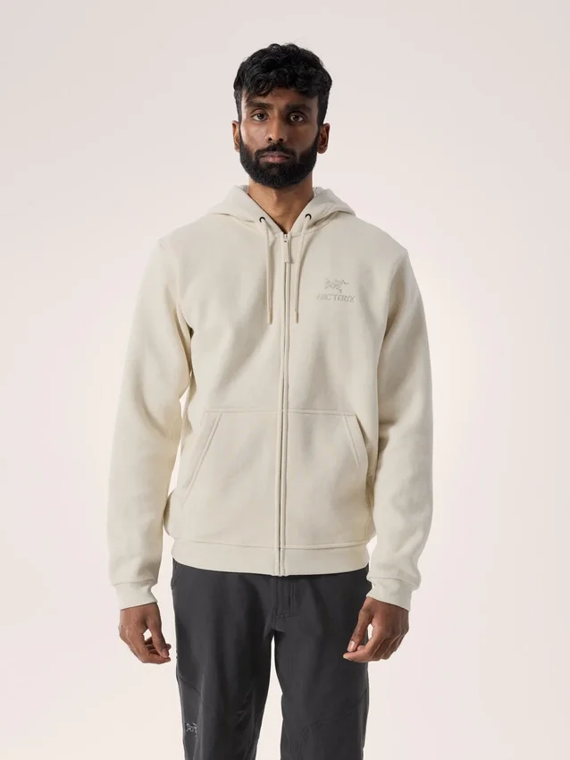 Polaires à capuche et fermeture éclair intégrale Emblem pour homme