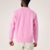 Pull à col rond en polaire Emblem pour homme
