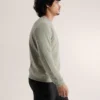 Pull à col rond en polaire Emblem pour homme
