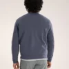 Pull à col rond en polaire Emblem pour homme