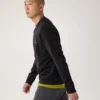 Pull à col rond en polaire Emblem pour homme