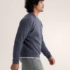 Pull à col rond en polaire Emblem pour homme