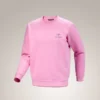 Pull à col rond en polaire Emblem pour homme