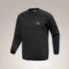 Pull à col rond en polaire Emblem pour homme