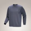 Pull à col rond en polaire Emblem pour homme