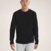 Pull à col rond Hallam en laine mérinos pour homme