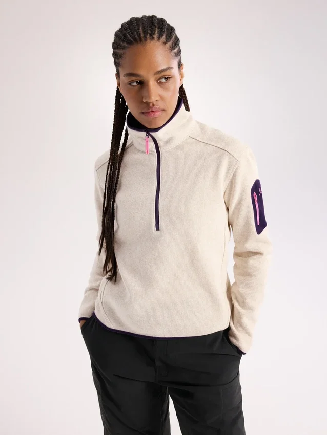 Pull à col zippé Covert 1/2 pour femme