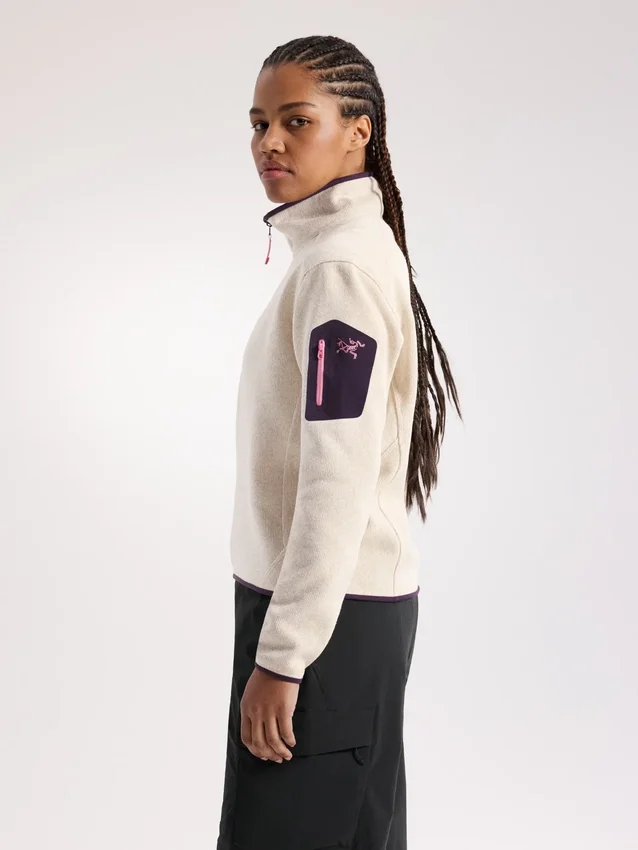 Pull à col zippé Covert 1/2 pour femme