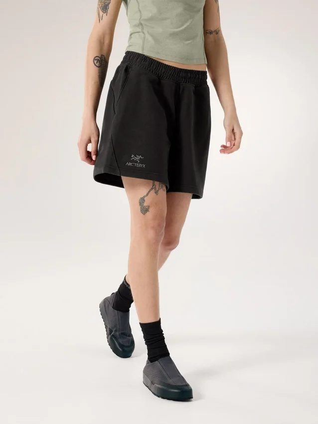 Short en polaire Emblem 6" pour femme