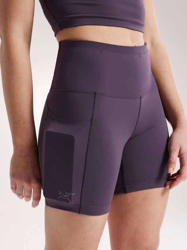 Short utilitaire taille haute Essent 6" pour femme