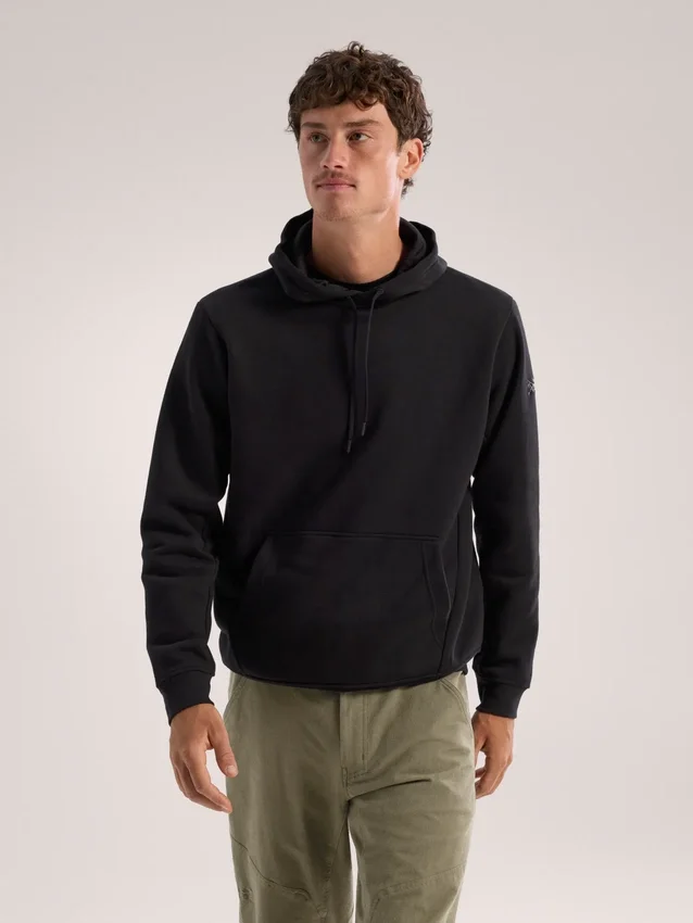 Sweats à capuche Emblem en polaire pour homme