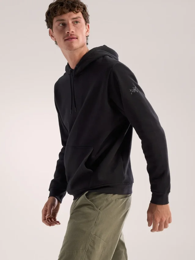 Sweats à capuche Emblem en polaire pour homme