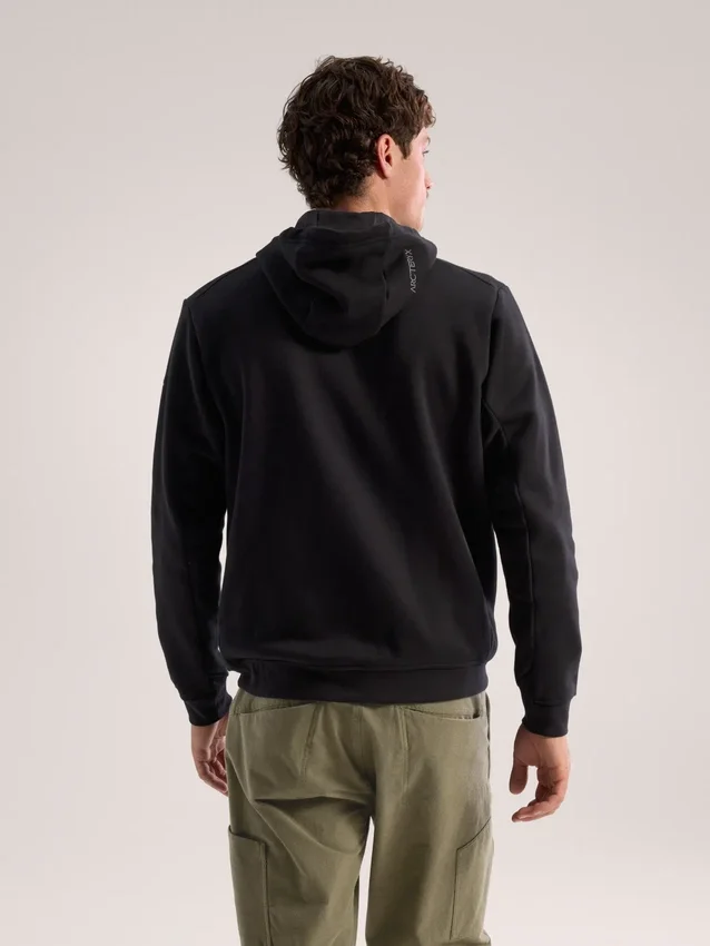 Sweats à capuche Emblem en polaire pour homme