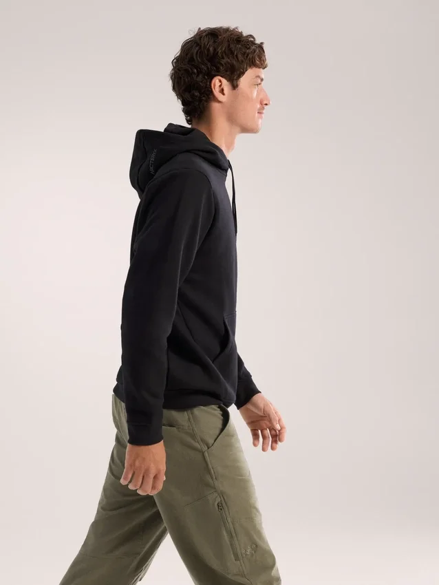Sweats à capuche Emblem en polaire pour homme