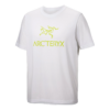 T-shirt « Arc » avec logo « Word » « Blanc Vert »