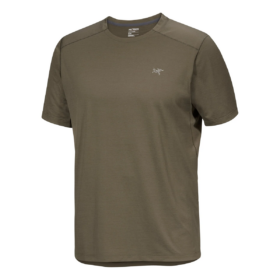 T-shirt à col Crew Cormac à manches courtes « Vert olive »