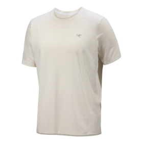 T-shirt à col rond Cormac Crew SS « Blanc crème »