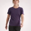 T-shirt à col rond en laine mérinos Lana SS pour femme