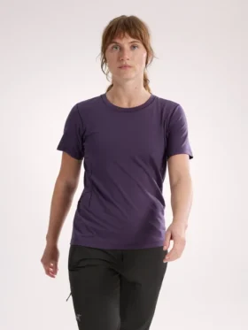 T-shirt à col rond en laine mérinos Lana SS pour femme