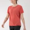 T-shirt à col rond en laine mérinos Lana SS pour femme