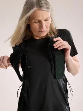T-shirt à col rond en laine mérinos Lana SS pour femme