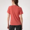 T-shirt à col rond en laine mérinos Lana SS pour femme