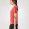 T-shirt à col rond en laine mérinos Lana SS pour femme