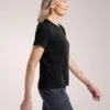 T-shirt à col rond en laine mérinos Lana SS pour femme