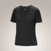 T-shirt à col rond en laine mérinos Lana SS pour femme