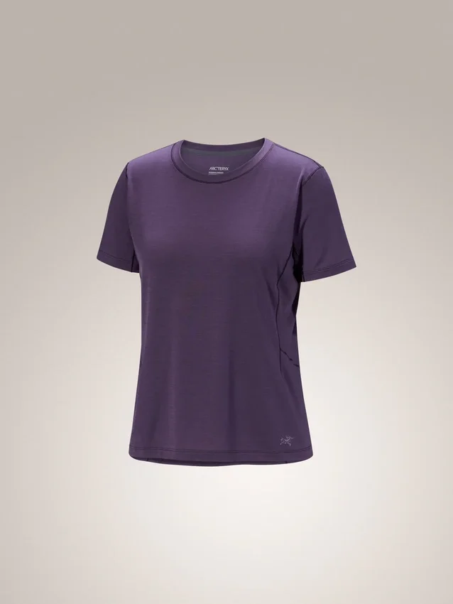 T-shirt à col rond en laine mérinos Lana SS pour femme