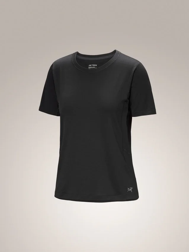 T-shirt à col rond en laine mérinos Lana SS pour femme