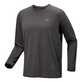T-shirt à col rond et manches longues Cormac Crew « Black »