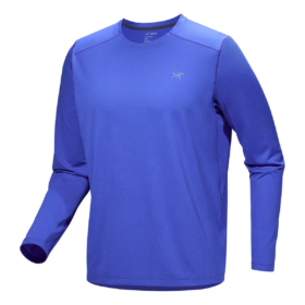 T-shirt à col rond et manches longues Cormac Crew « Blue »