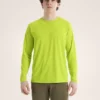 T-shirt à col rond et manches longues Cormac Crew pour homme