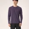 T-shirt à col rond et manches longues Cormac Crew pour homme
