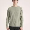T-shirt à col rond et manches longues Cormac Crew pour homme
