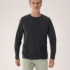 T-shirt à col rond et manches longues Cormac Crew pour homme