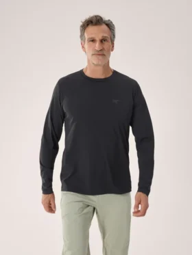 T-shirt à col rond et manches longues Cormac Crew pour homme