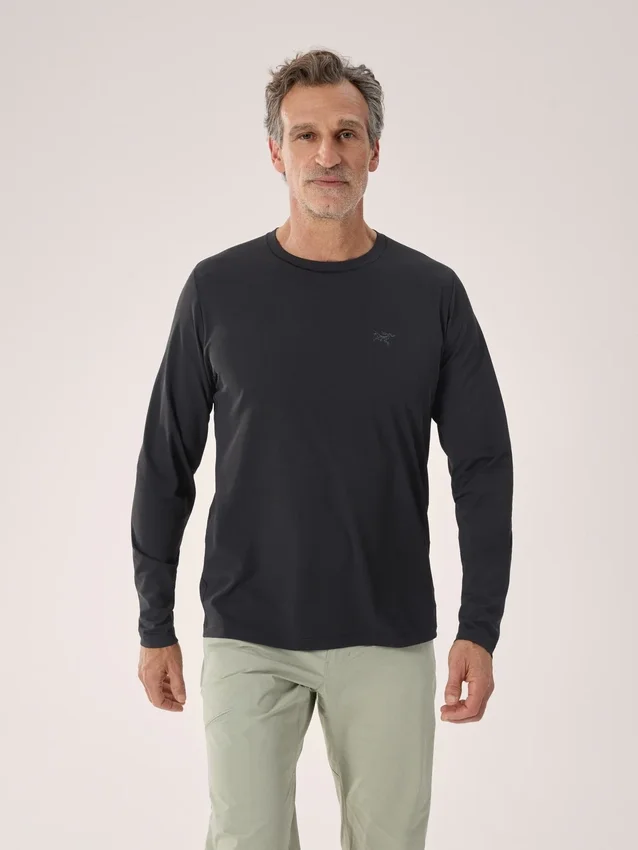 T-shirt à col rond et manches longues Cormac Crew pour homme