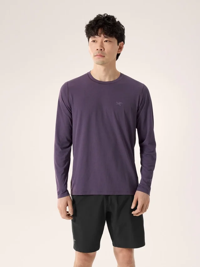 T-shirt à col rond et manches longues Cormac Crew pour homme
