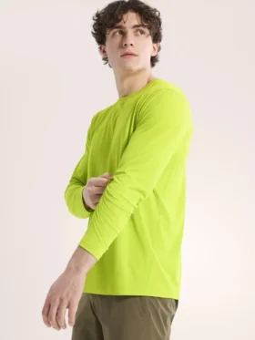 T-shirt à col rond et manches longues Cormac Crew pour homme