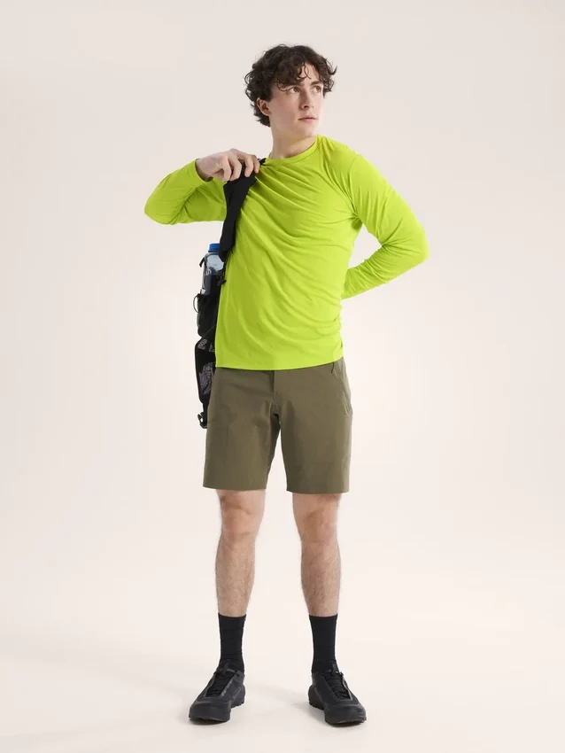 T-shirt à col rond et manches longues Cormac Crew pour homme