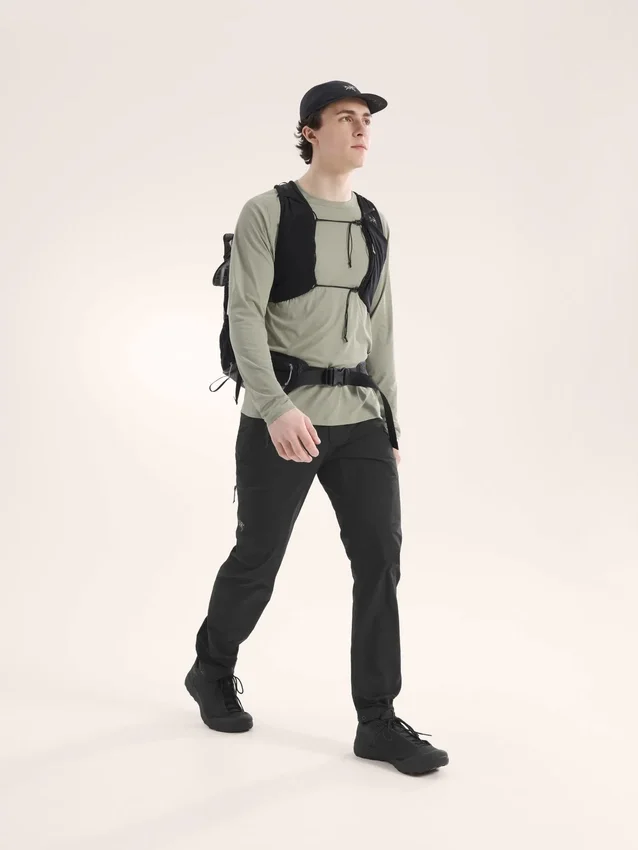 T-shirt à col rond et manches longues Cormac Crew pour homme