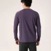 T-shirt à col rond et manches longues Cormac Crew pour homme