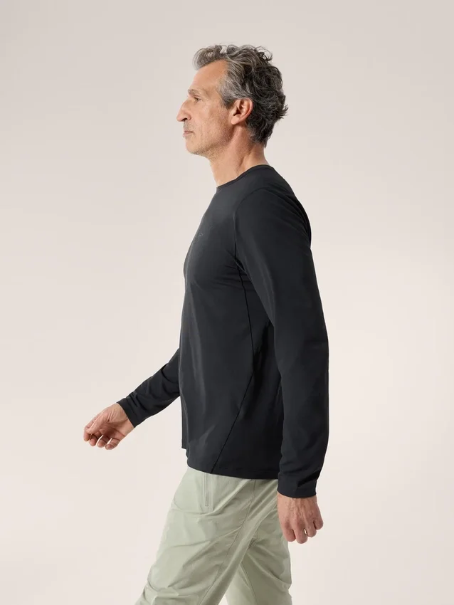 T-shirt à col rond et manches longues Cormac Crew pour homme