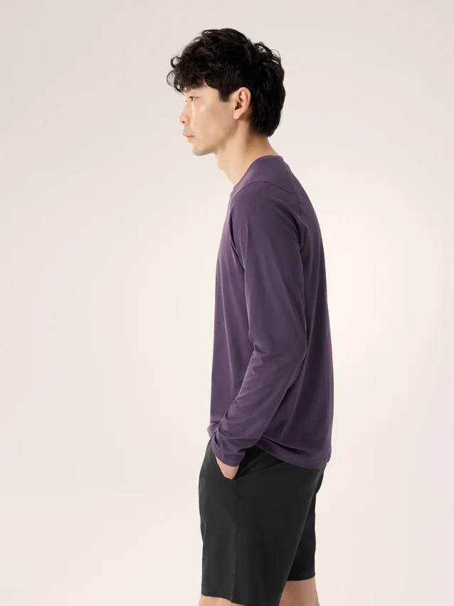T-shirt à col rond et manches longues Cormac Crew pour homme