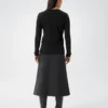 T-shirt à col rond et manches longues « Frame » pour femme