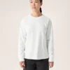 T-shirt à col rond et manches longues Kragg Cotton Bird pour femme