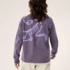 T-shirt à col rond et manches longues Kragg Cotton Bird pour femme